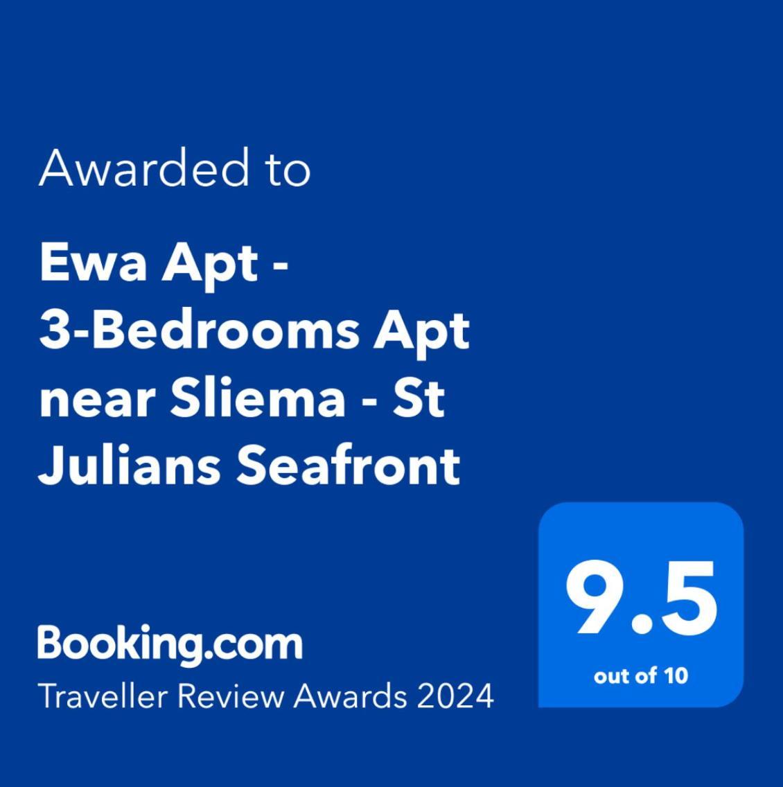 Ewa Apt - 3-Bedrooms Apt Near Sliema - St Julians Seafront Gzira Luaran gambar